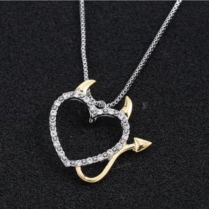 She Devil Heart Necklace